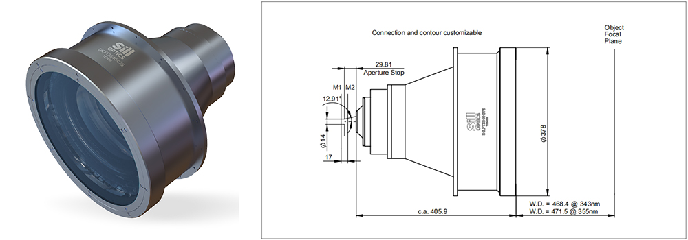 用于高功率激光器的新型遠心 f-theta 鏡頭